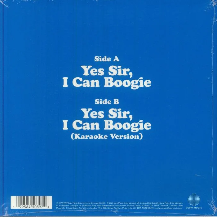 Back cover — BACCARA — Yes Sir I Can Boogie (reissue)
