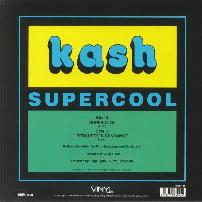 Обратная сторона обложки — KASH — Supercool