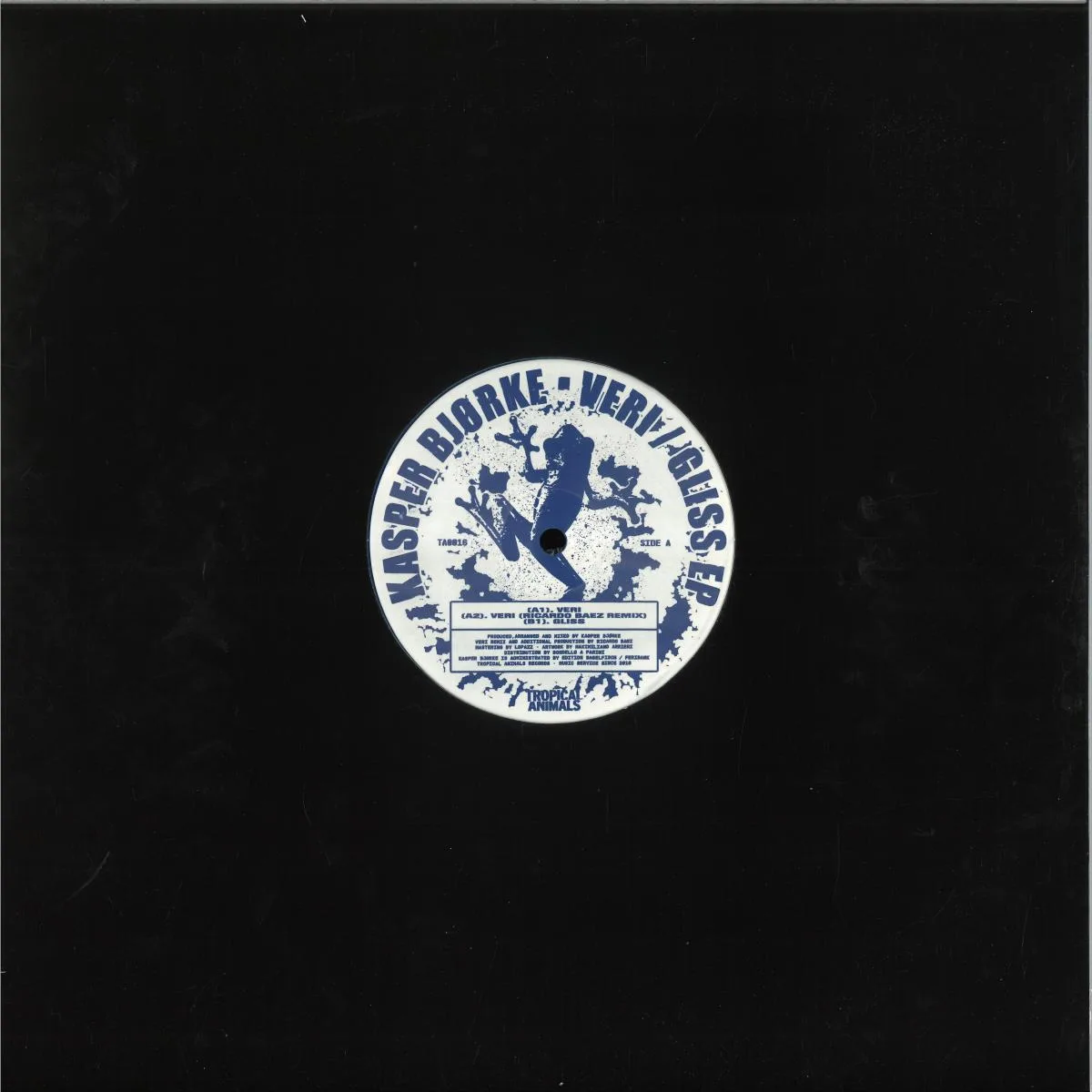 Back cover — KASPER BJØRKE — VERI / GLISS EP