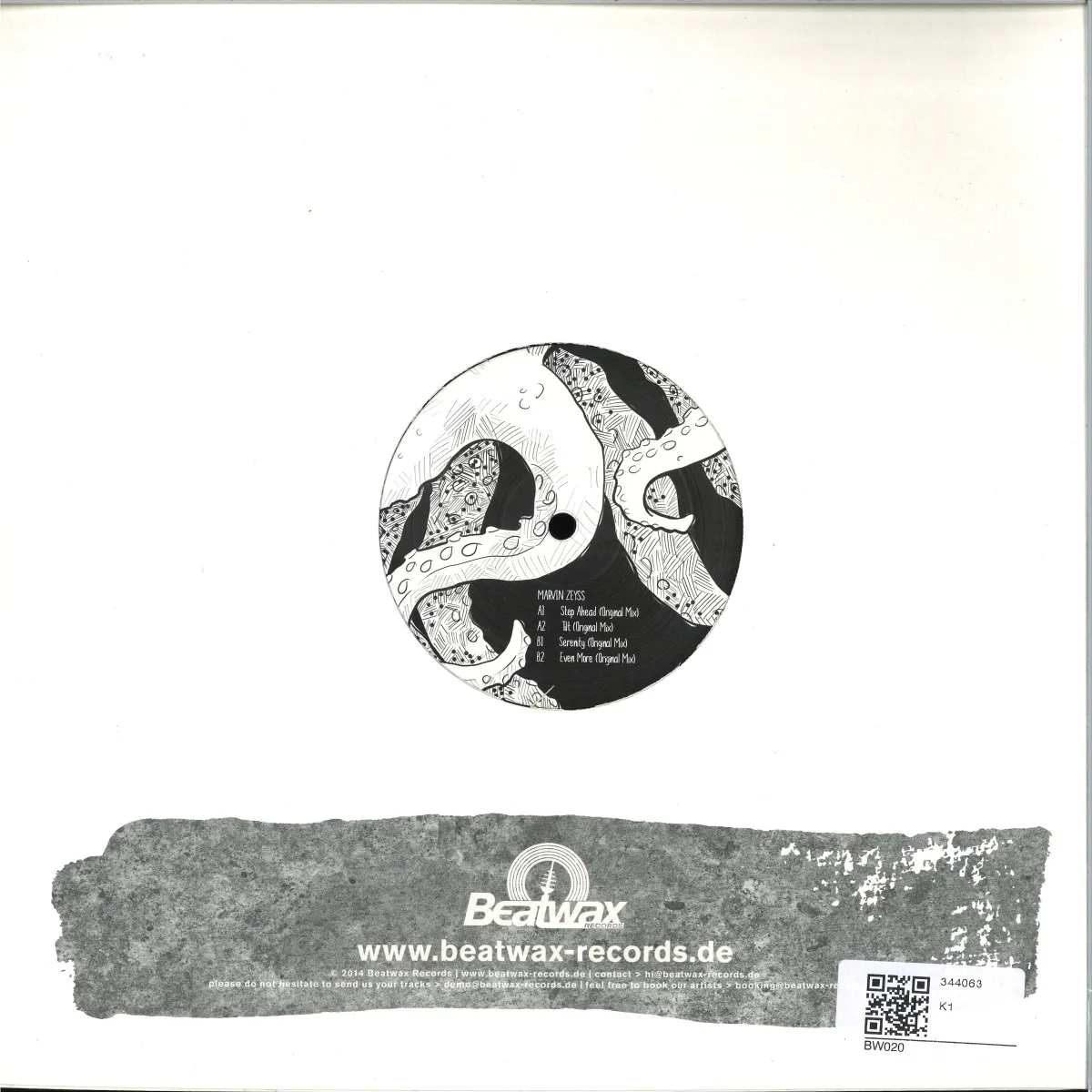 Back cover — Marvin Zeyss — Step Ahead EP