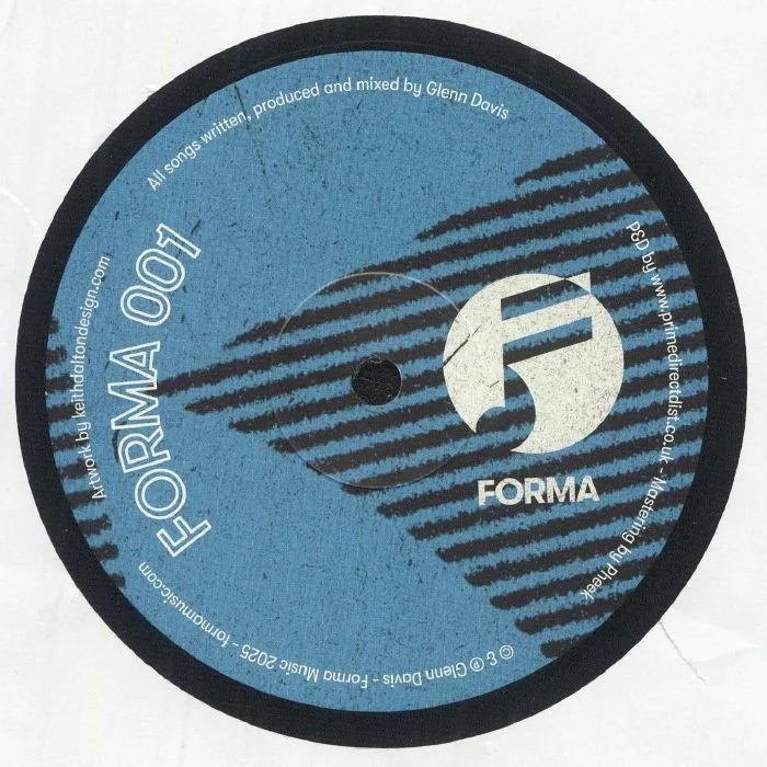 Обратная сторона обложки — Glenn DAVIS — Forma EP