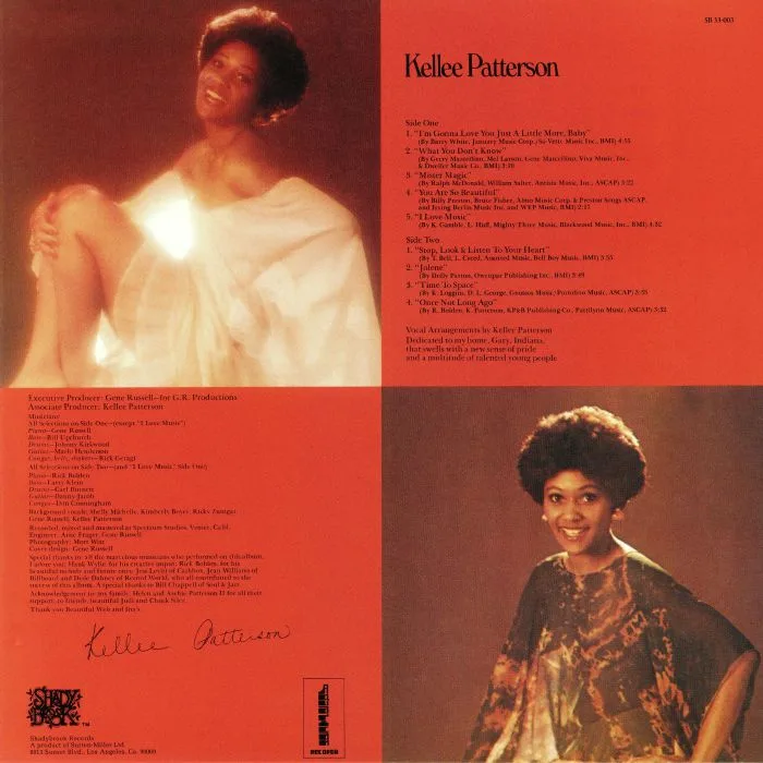 Back cover — Kellee PATTERSON — Kellee