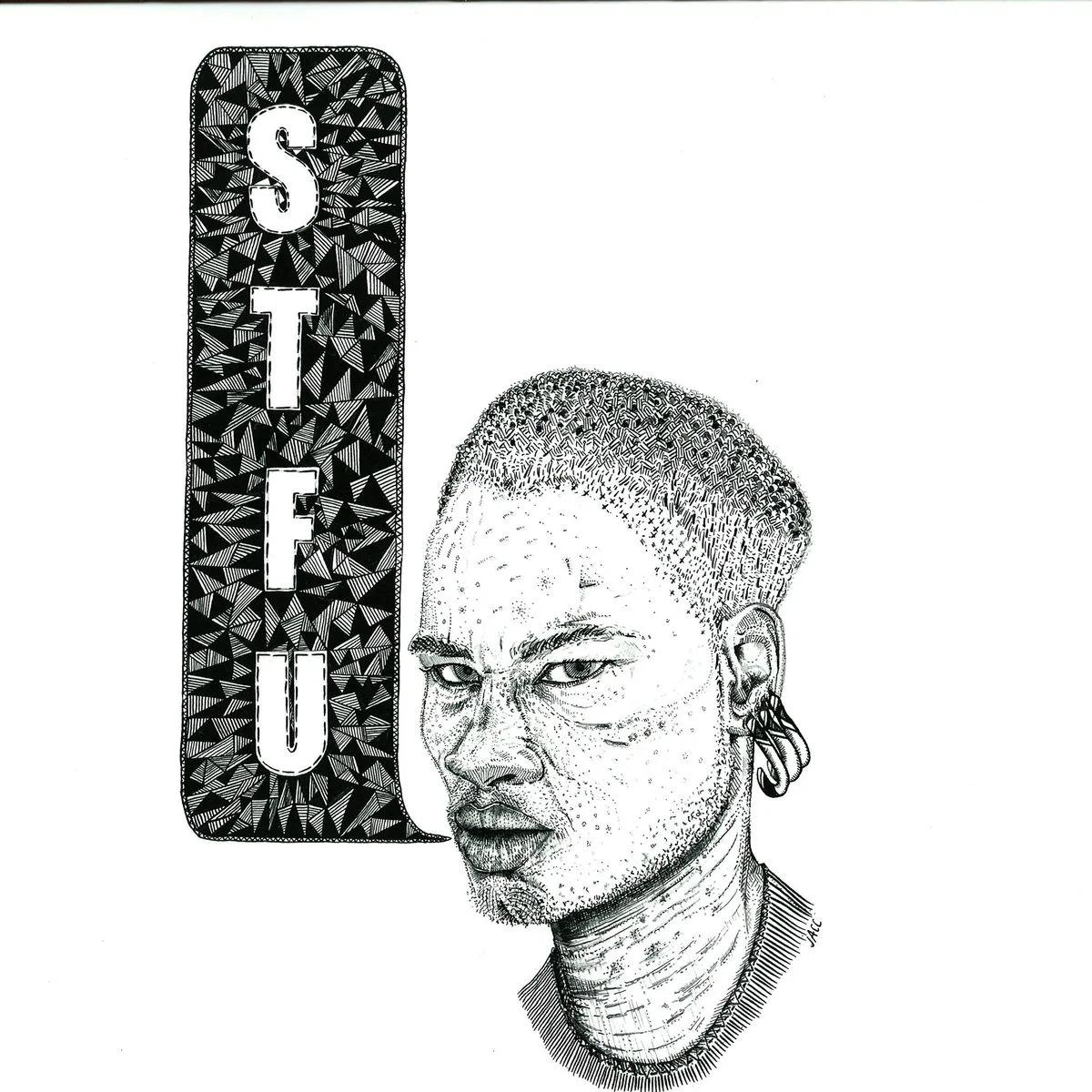 Лицевая сторона обложки — Theo Parrish — S.T.F.U.