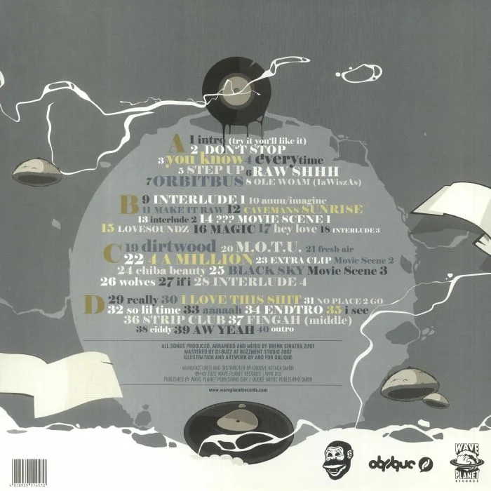 Back cover — BRENK SINATRA — Gumbo