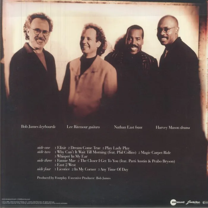 Обратная сторона обложки — FOURPLAY — Elixir (30th Anniversary Edition)