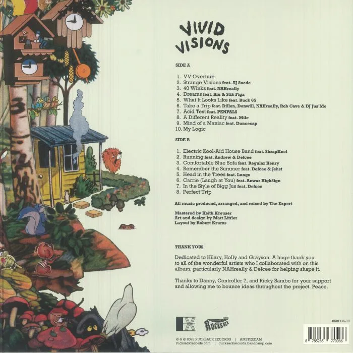 Back cover — The EXPERT — Vivid Visions