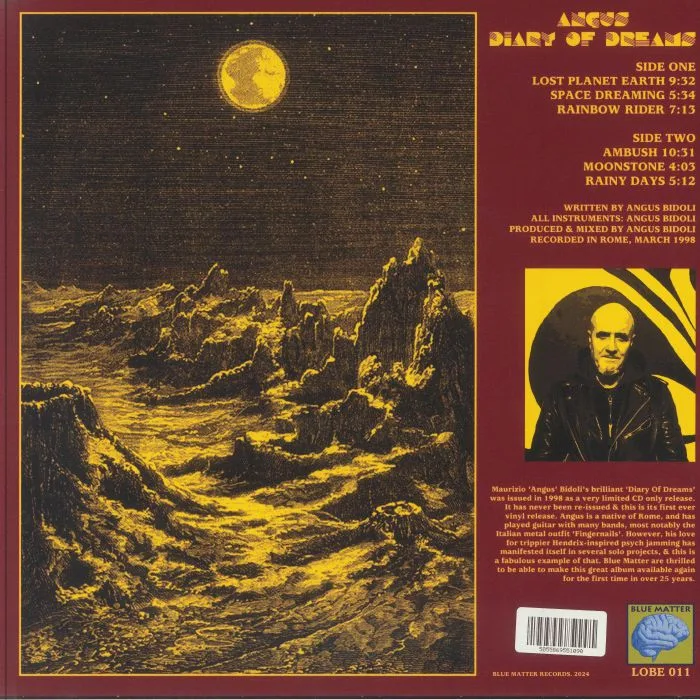Back cover — ANGUS — Diary Of Dreams (reissue)