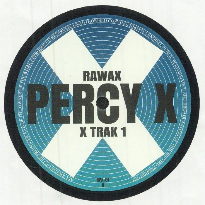 Лицевая сторона обложки — PERCY X — X Trak 1 & 2 (reissue)