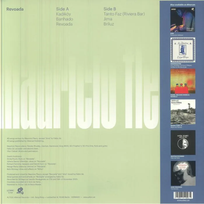 Back cover — Mauricio FLEURY — Revoada