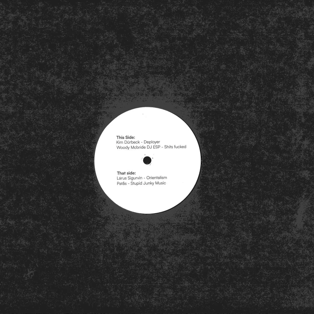 Back cover — Various — Stupid Junky Music