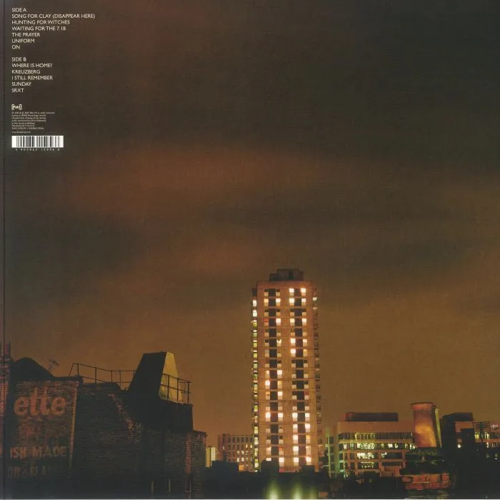 Back cover — BLOC PARTY — A Weekend In The City (reissue)
