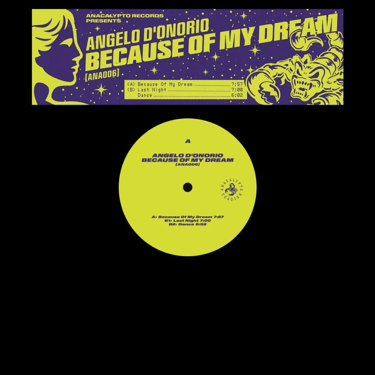 Angelo D'Onorio — Because Of My Dream