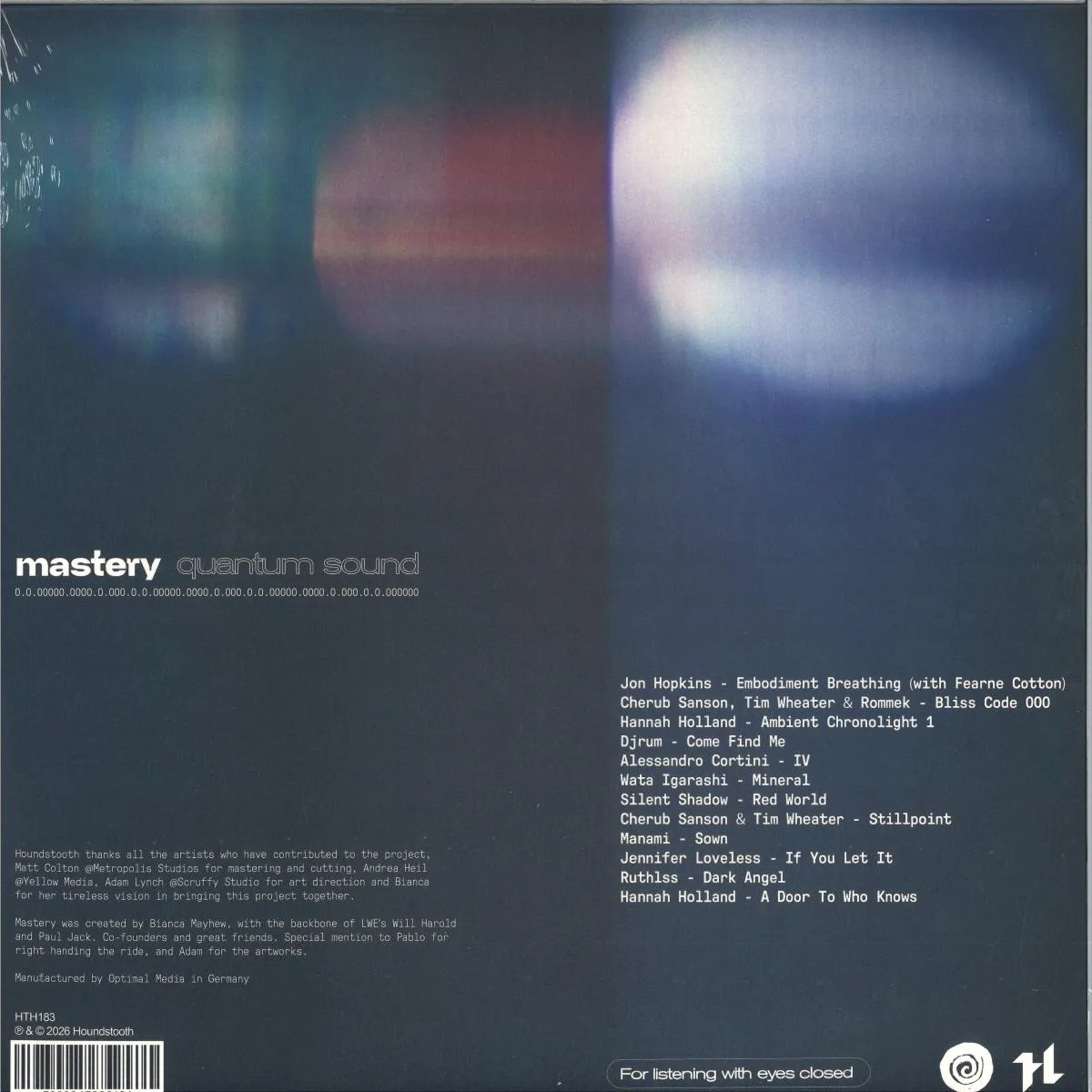 Back cover — Various — Mastery: Quantum Sounds (2x12")
