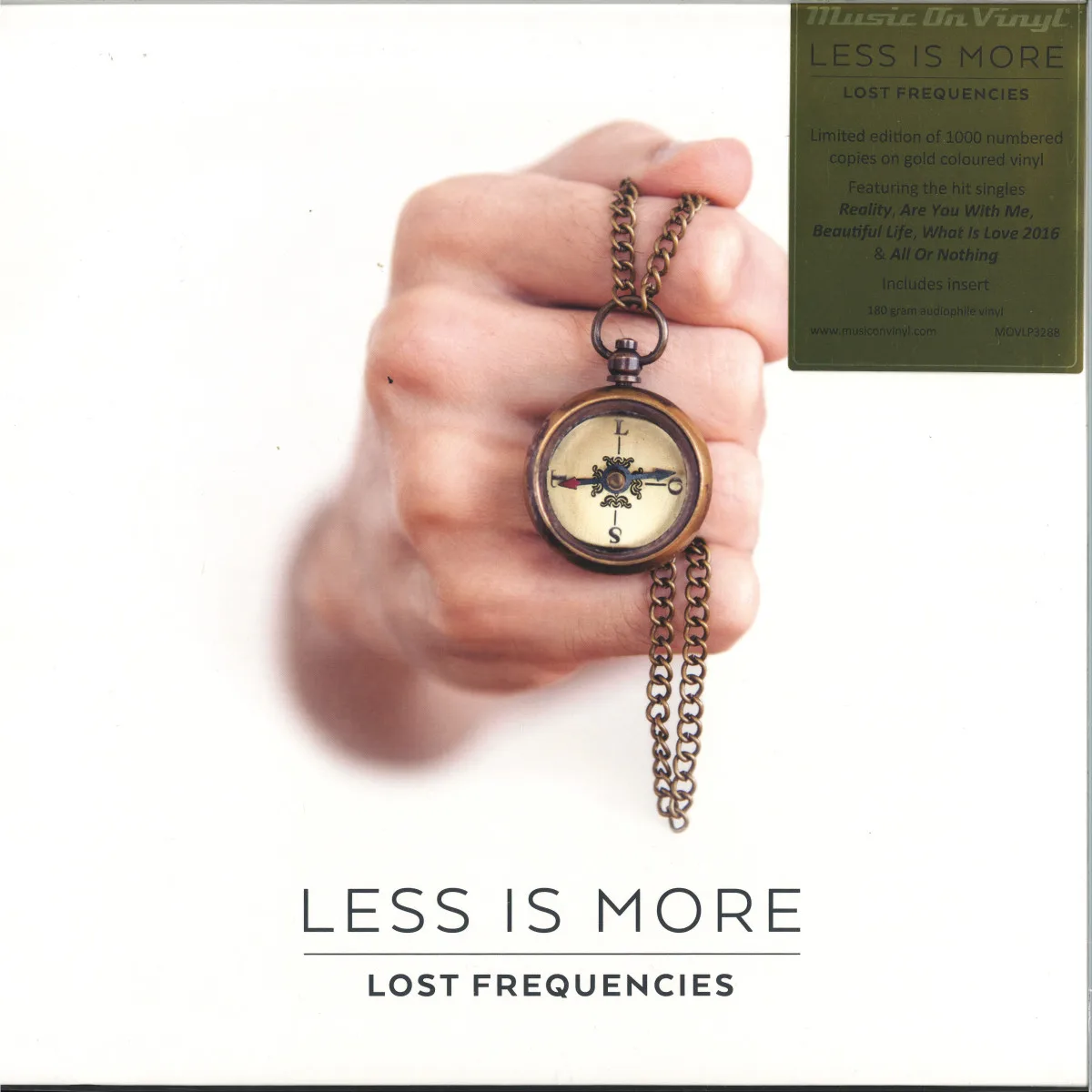 Back cover — Lost Frequencies — LESS IS MORE LP 2x12"