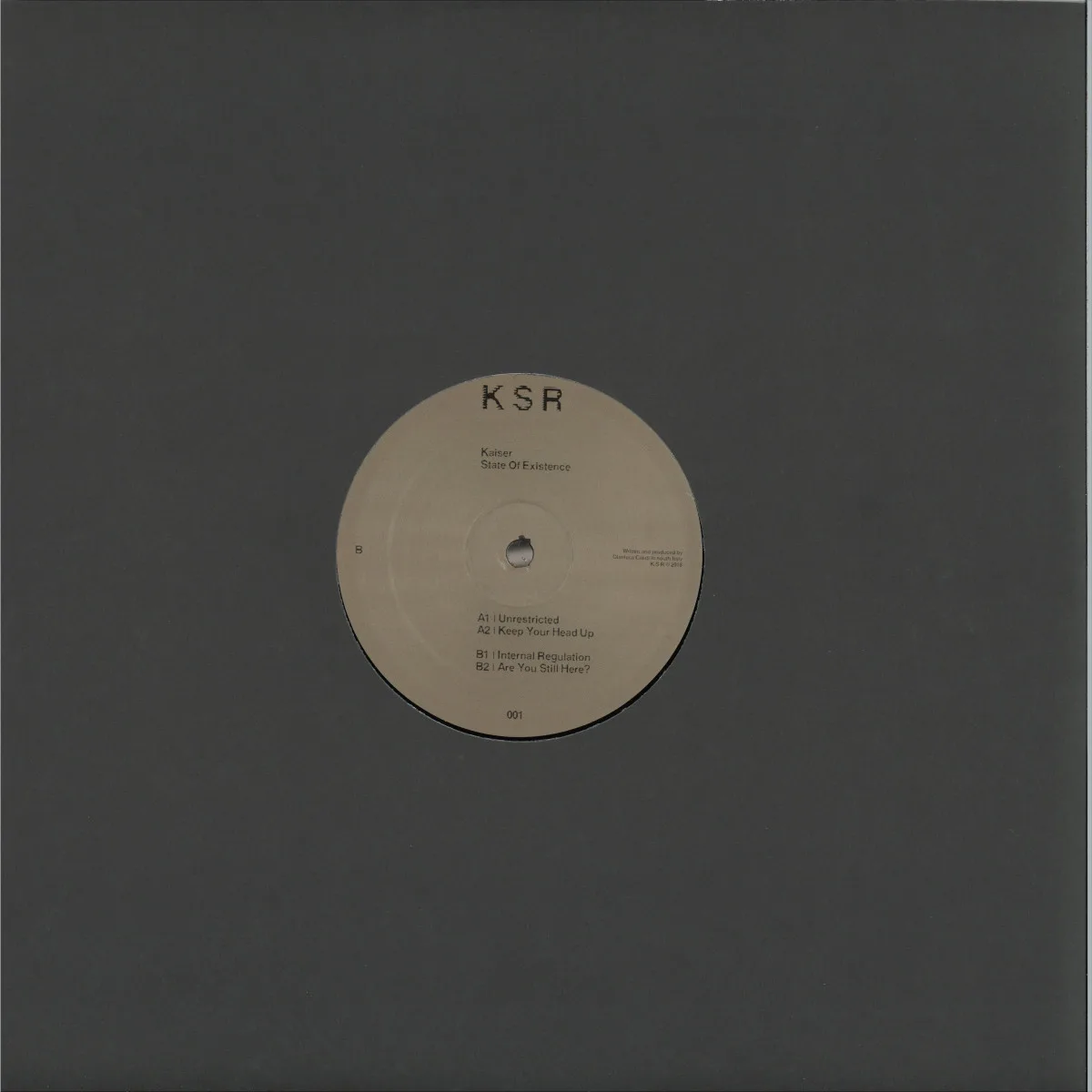 Back cover — Kaiser — State Of Existence