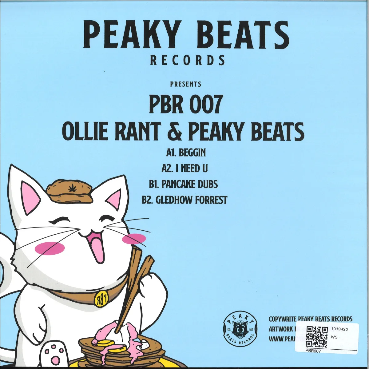 Back cover — Peaky Beats&Ollie Rant — Beggin