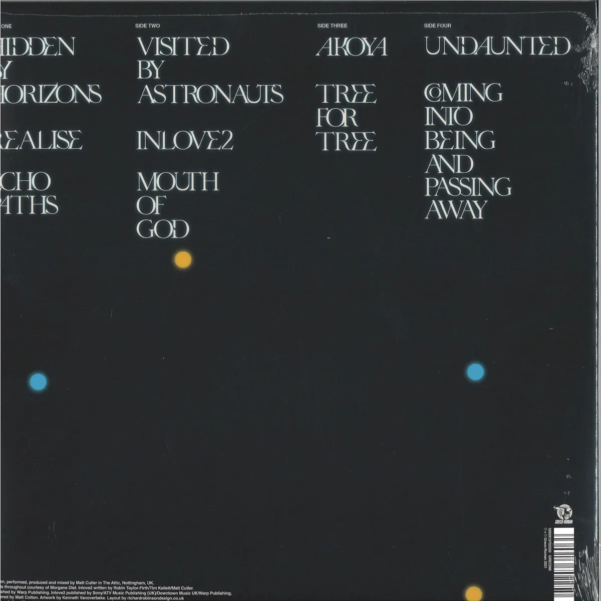 Back cover — Lone — Always Inside Your Head 2x12"