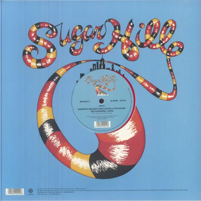 Back cover — SUGARHILL GANG / GRANDMASTER FLASH — Rapper's Delight Dub (Record Store Day RSD 2026)