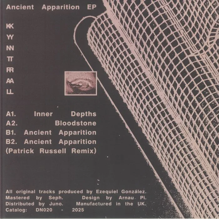 Back cover — KYNTRAL — Ancient Apparition EP (feat Patrick Russell remix)