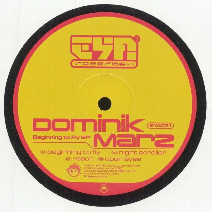 Лицевая сторона обложки — Dominik MARZ — Beginning To Fly EP