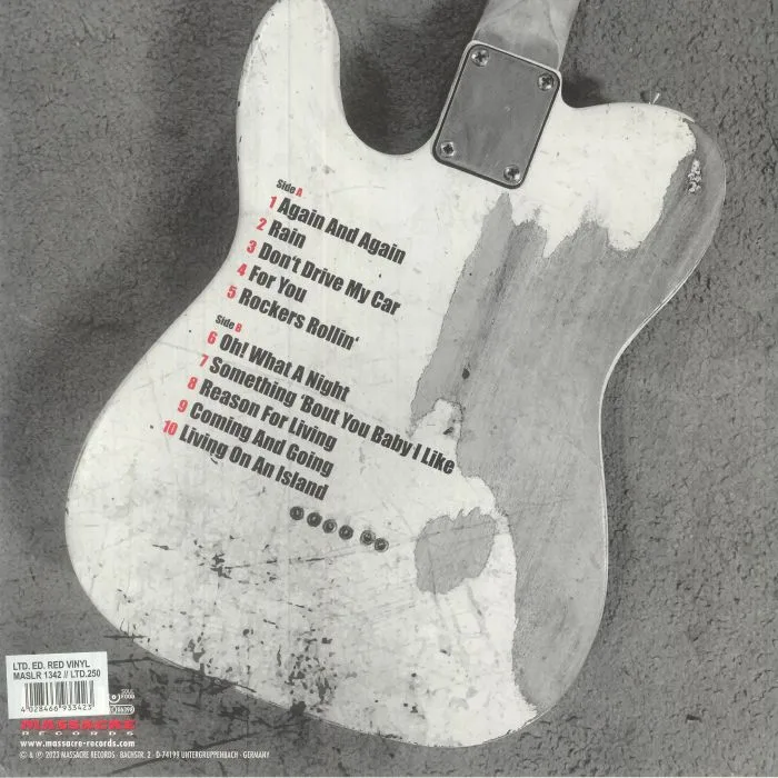 Back cover — Michael VOSS — Rockers Rollin': A Tibute To Rick Parfitt