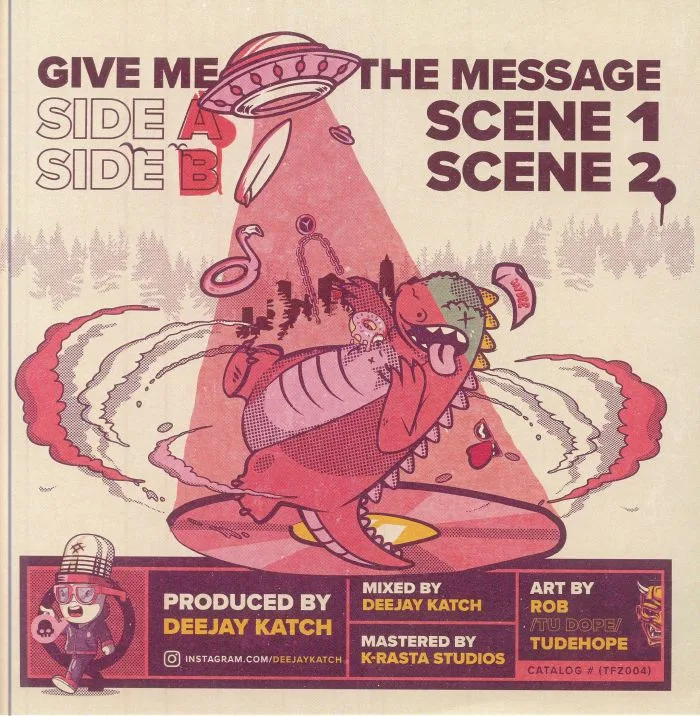 Back cover — DJ KATCH — Give Me The Message