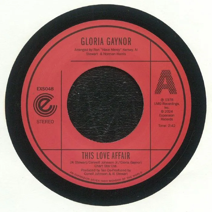 Лицевая сторона обложки — Gloria GAYNOR — This Love Affair