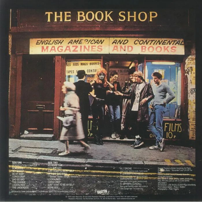Обратная сторона обложки — The DRONES — Further Temptations (reissue) (Record Store Day RSD 2023)