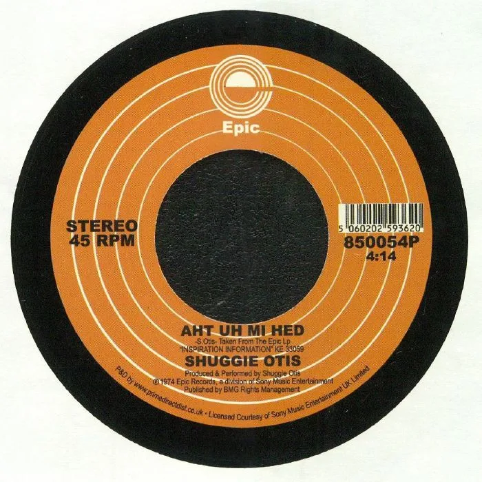 Обратная сторона обложки — Shuggie OTIS — Inspiration Information (Record Store Day 2019)