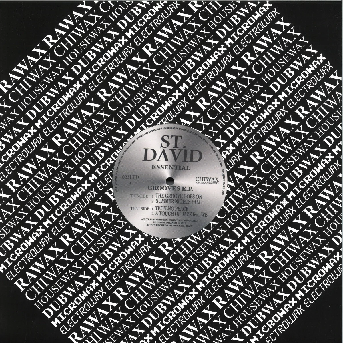 Лицевая сторона обложки — St. David — Essential Grooves E.P.