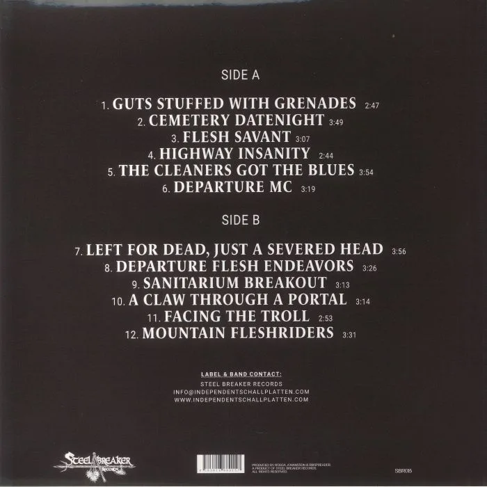 Back cover — RIBSPREADER — Mountain Fleshriders
