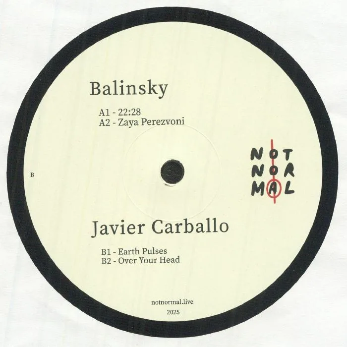 Back cover — BALINSKY / JAVIER CARBALLO — Not Normal 01