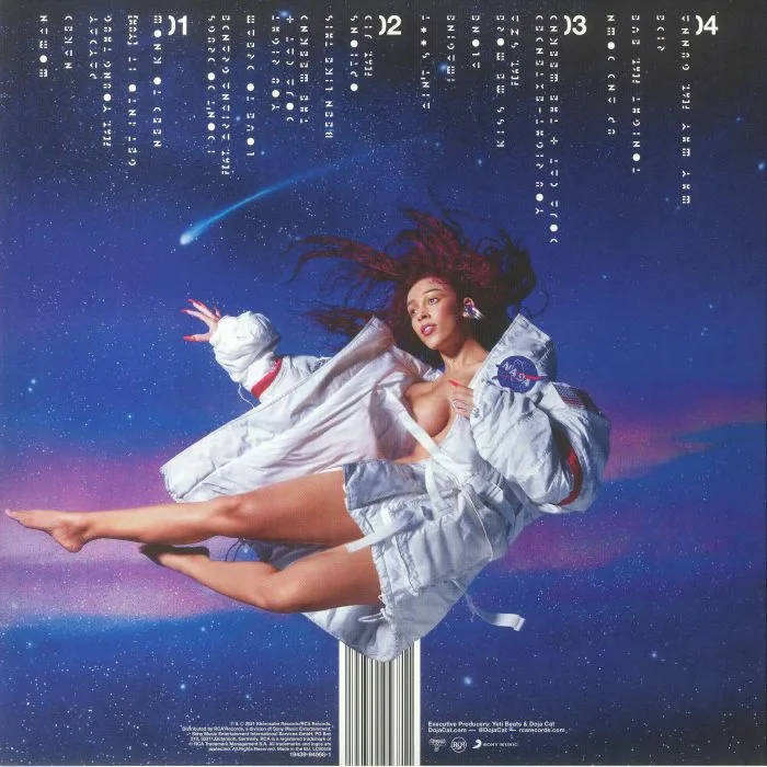 Back cover — DOJA CAT — Planet Her (Deluxe Edition)
