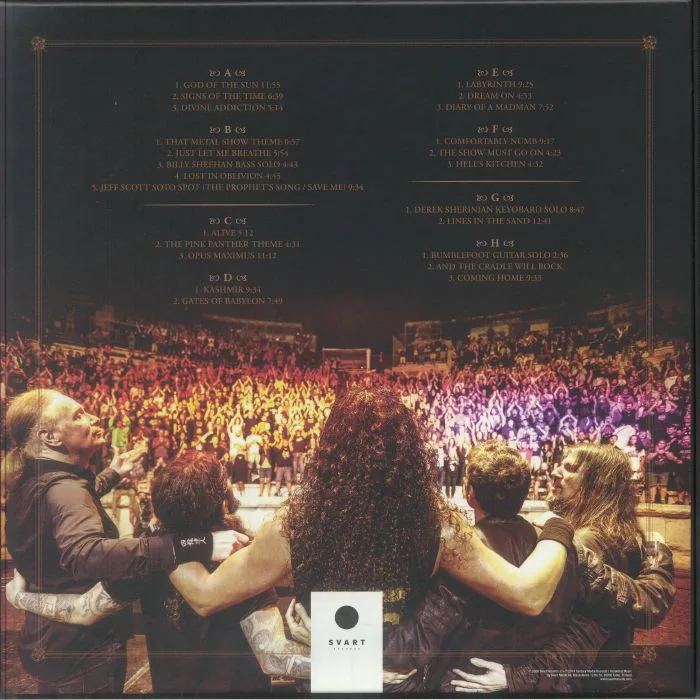 Back cover — SONS OF APOLLO — Live With The Plovdiv Psychotic Symphony