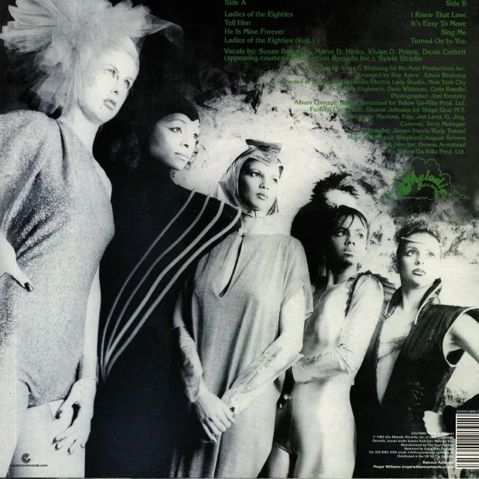 Back cover — EIGHTIES LADIES — Ladies Of The Eighties (reissue)(produced by Roy Ayers)