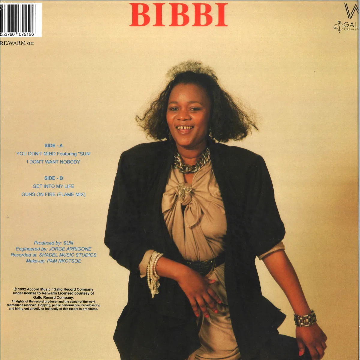 Back cover — Bibbi — You Don’t Mind