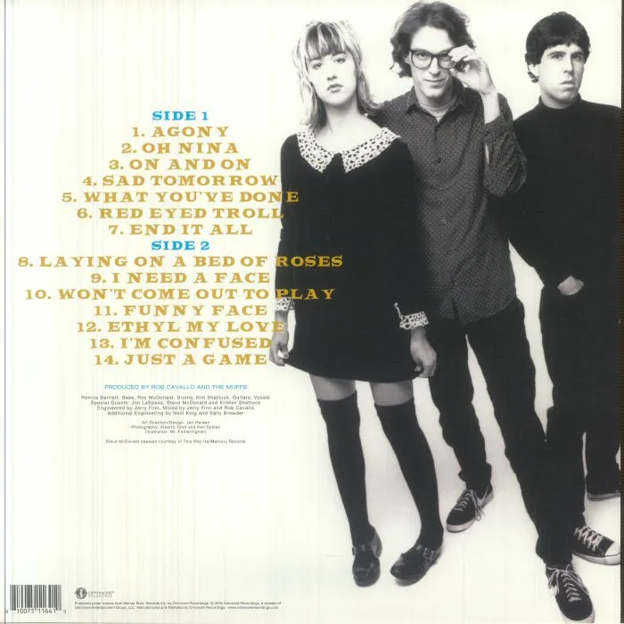 Back cover — The MUFFS — Blonder & Blonder (reissue)