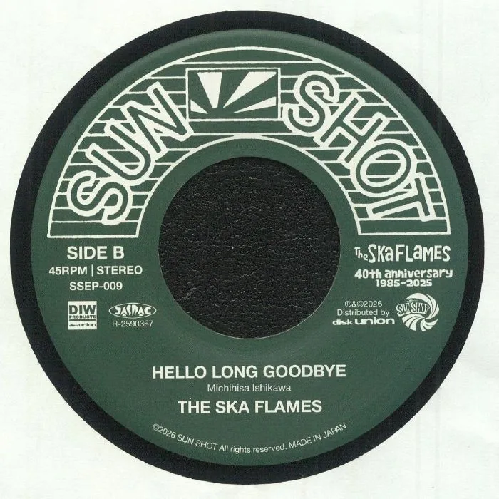 Back cover — The SKA FLAMES — Let's Hot One