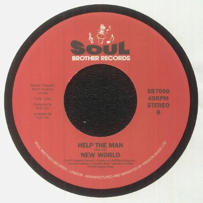 Обратная сторона обложки — NEW WORLD — We're Gonna Make It