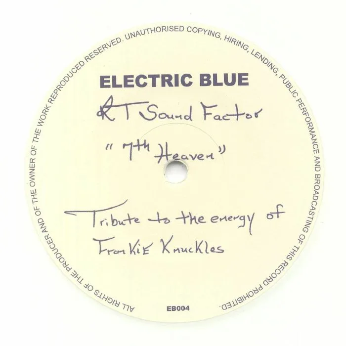 Front cover — Ron Trent — 7th Heaven - Tribute To The Memory Of Frankie Knuckles