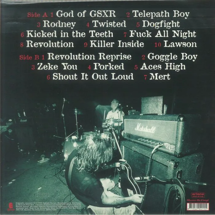 Обратная сторона обложки — ZEKE — Kicked In The Teeth (B-STOCK)