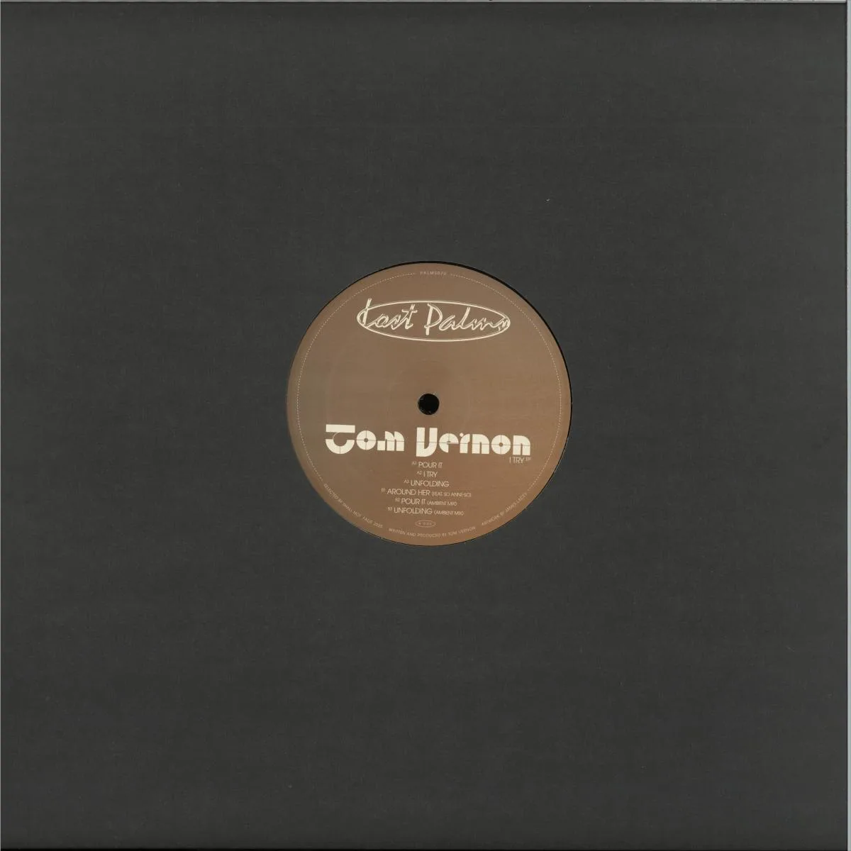 Back cover — Tom Vernon — I Try EP