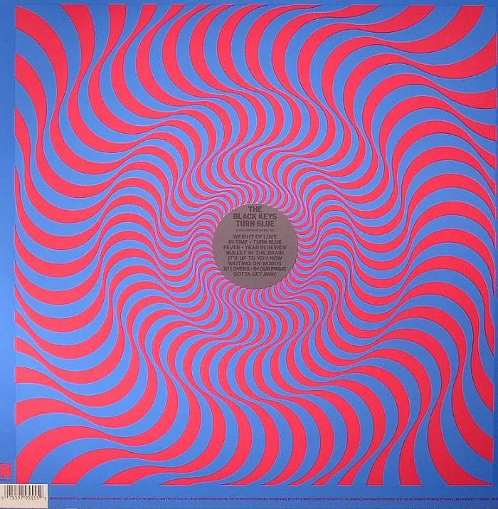 Back cover — The BLACK KEYS — Turn Blue (B-STOCK)