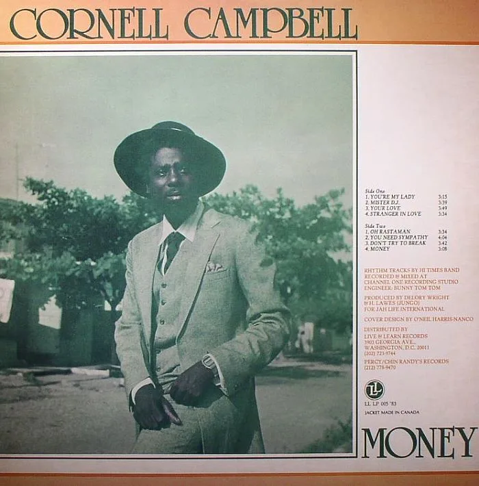 Back cover — Cornell CAMPBELL — Money
