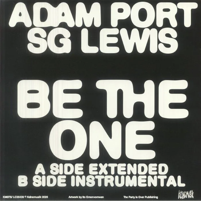 Обратная сторона обложки — Adam PORT / SG LEWIS — Be The One
