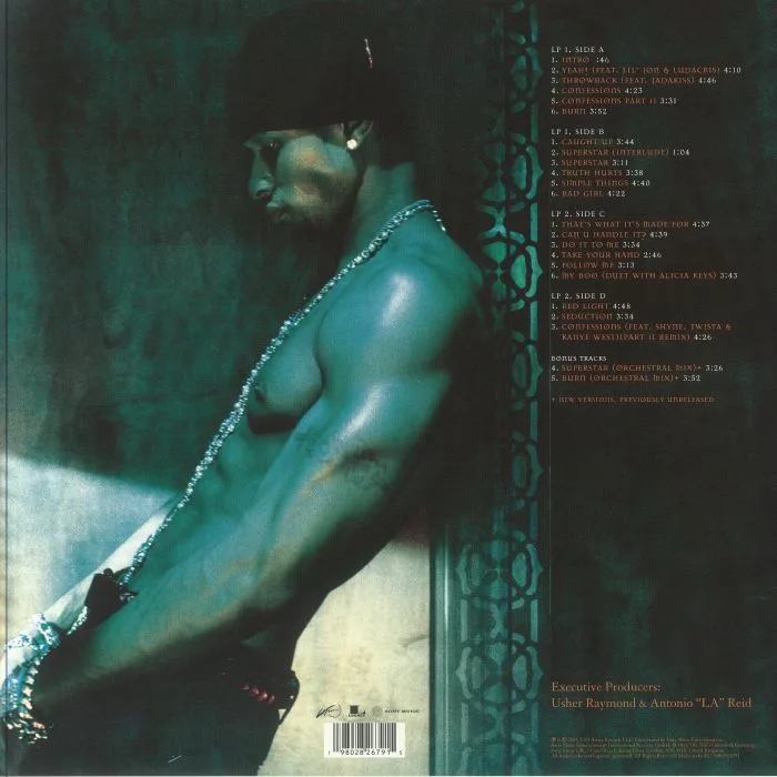 Back cover — USHER — Confessions (20th Anniversary Edition)