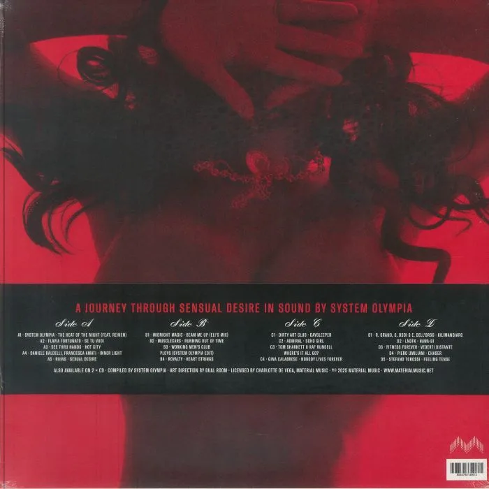 Обратная сторона обложки — SYSTEM OLYMPIA / VARIOUS — Love Language