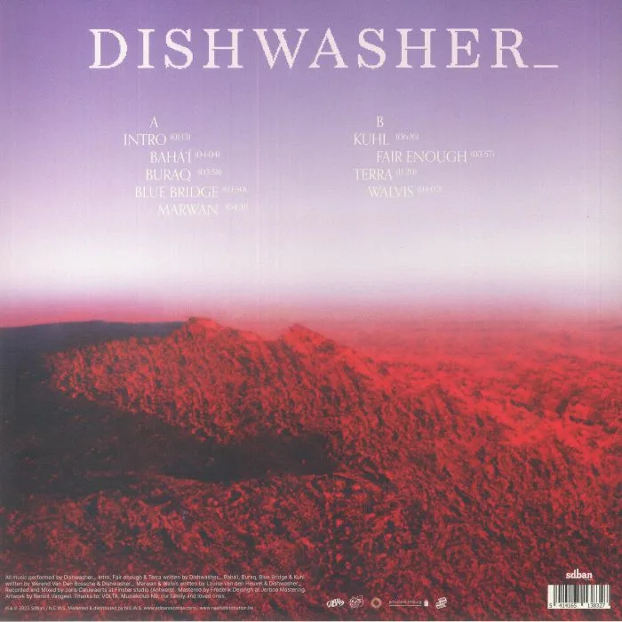 Обратная сторона обложки — DISHWASHER — Dishwasher