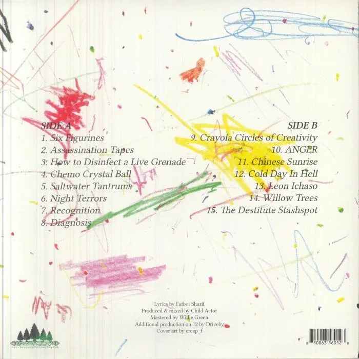 Back cover — FATBOI SHARIF / CHILD ACTOR — Crayola Circles