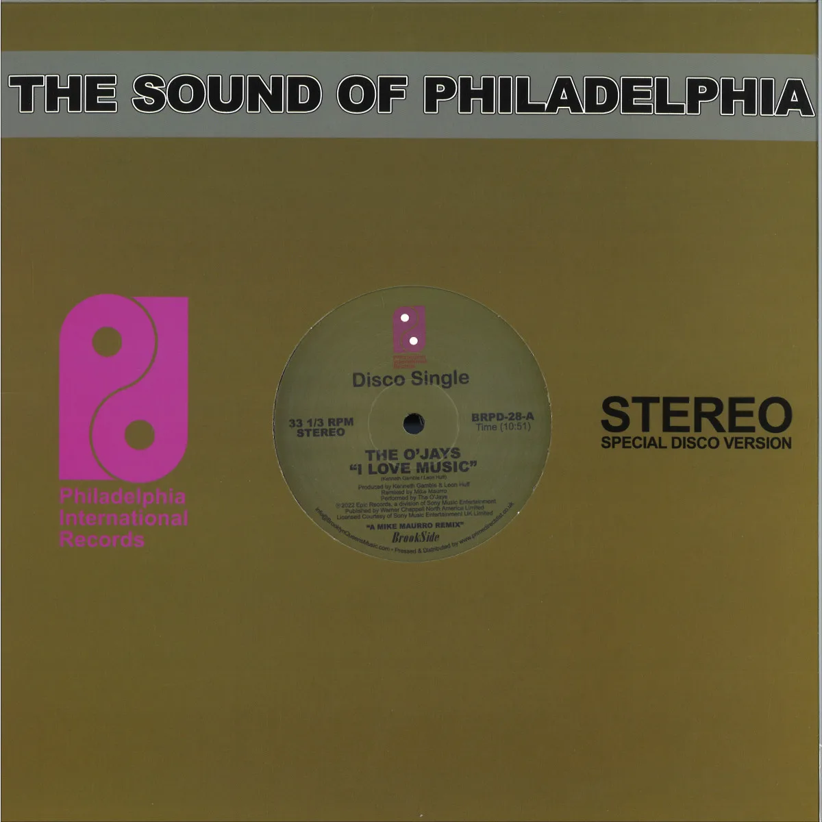 The O'jays/Harold Melvin&The Blue Notesfeat.Teddy Pendergrass — I Love Music / Wake Up Everybody